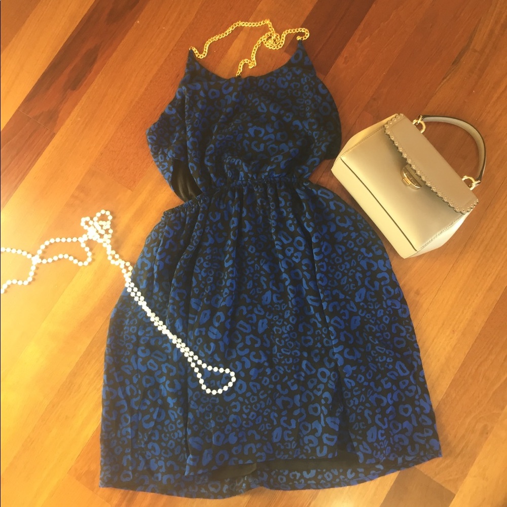 Charlotte Russe leopard print Dress Chain Neckline